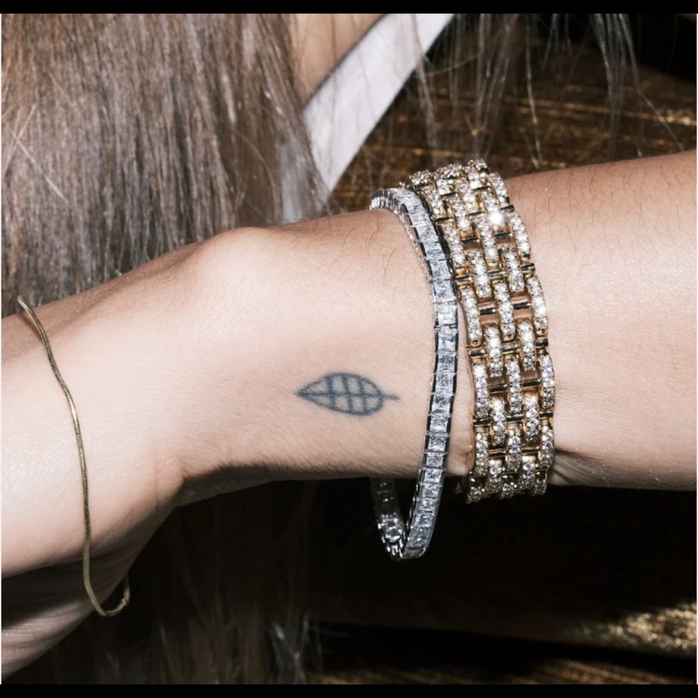 Dorsey Princess cut Rivière bracelet